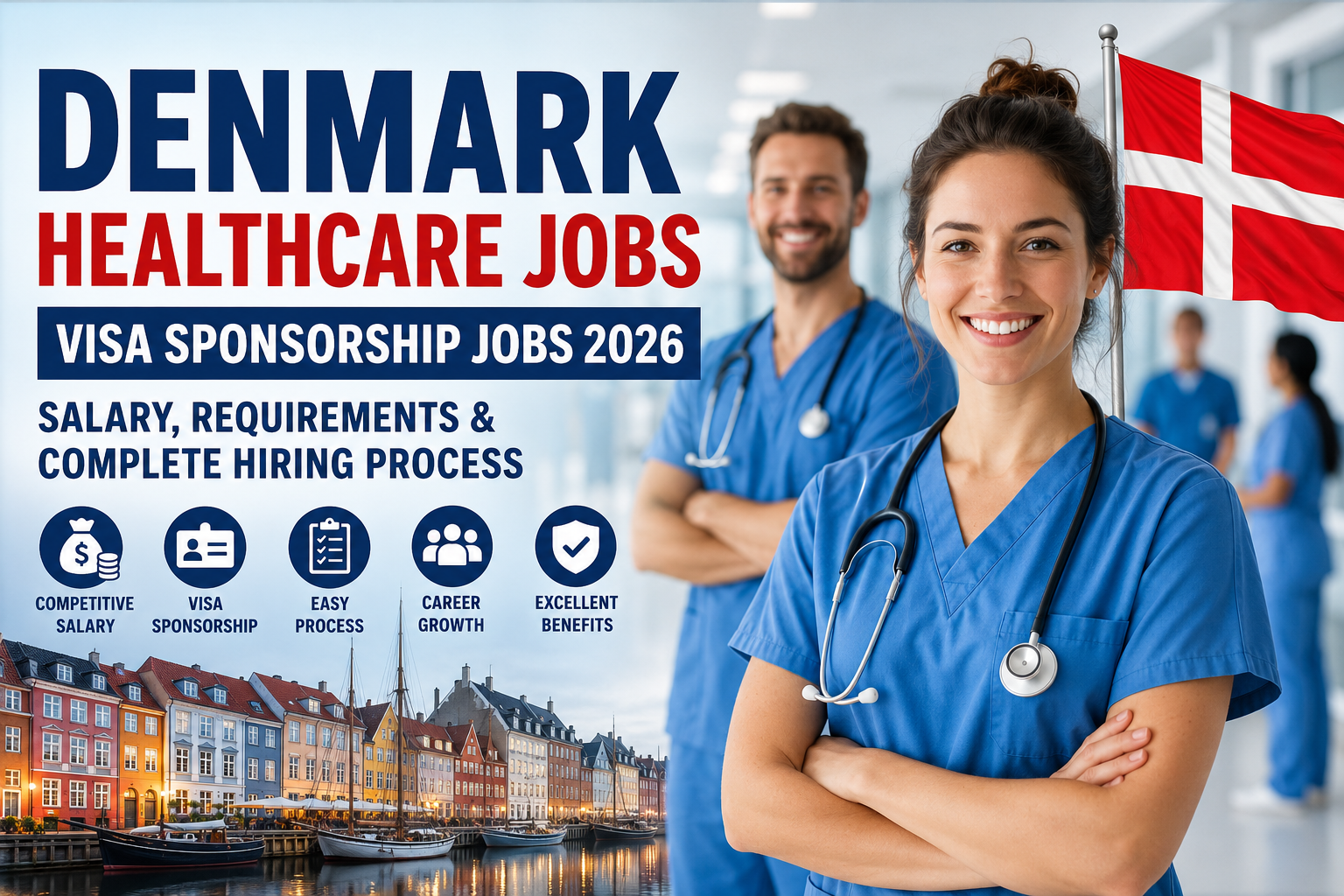 Denmark Healthcare Visa Sponsorship Jobs 2026 Salary, Requirements & Complete Hiring Process