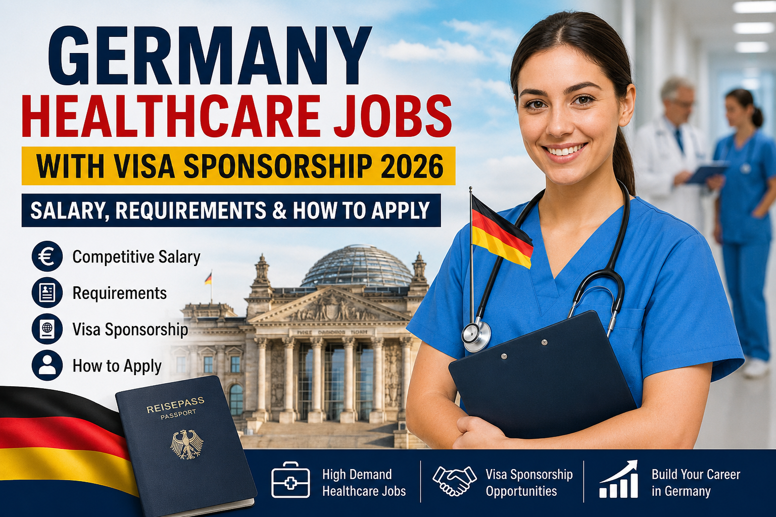 Germany Healthcare Jobs with Visa Sponsorship 2026 Salary, Requirements & How to Apply
