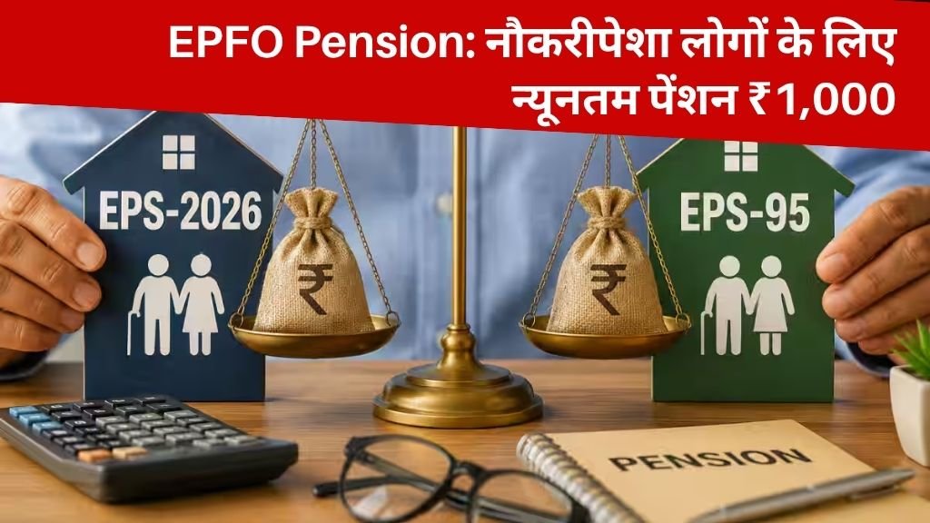 EPFO Pension: नौकरीपेशा लोगों के लिए न्यूनतम पेंशन ₹1,000