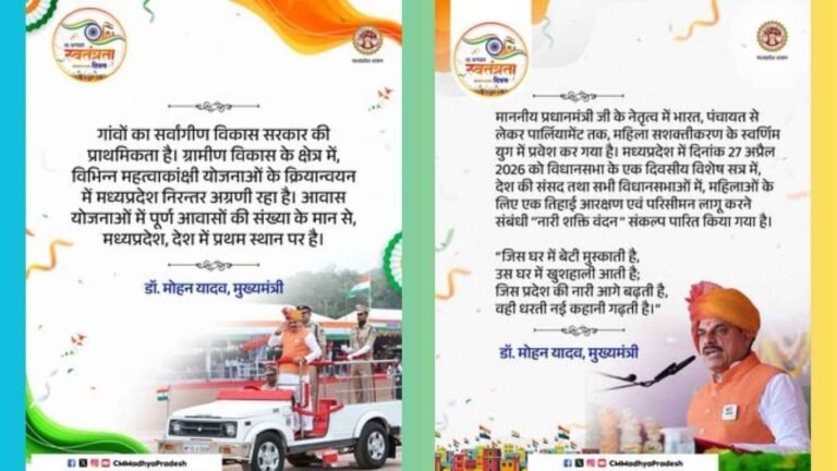 MP News: गांवों के विकास पर सरकार का फोकस, आवास योजनाओं में मध्यप्रदेश देश में आगे; लाड़ली बहना से 1.25 करोड़ महिलाएं जुड़ीं